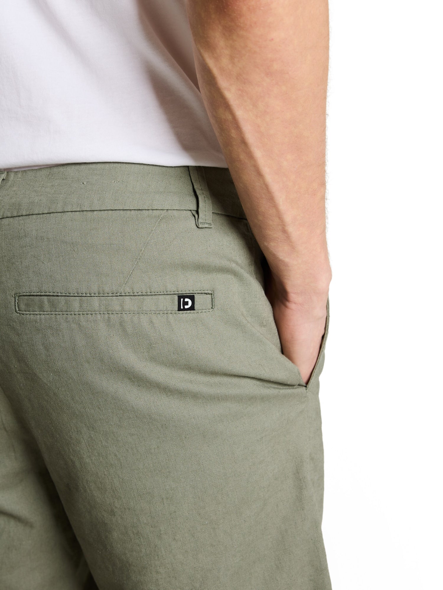 TTRELAXED Chino Shorts mit Leinenanteil