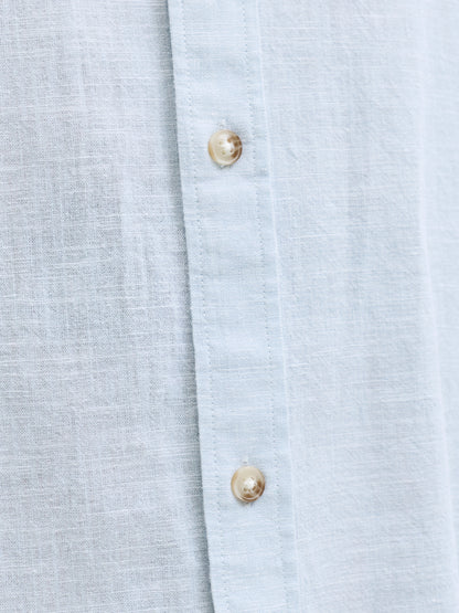 JJESUMMER LINEN BLEND SHIRT S/S SN