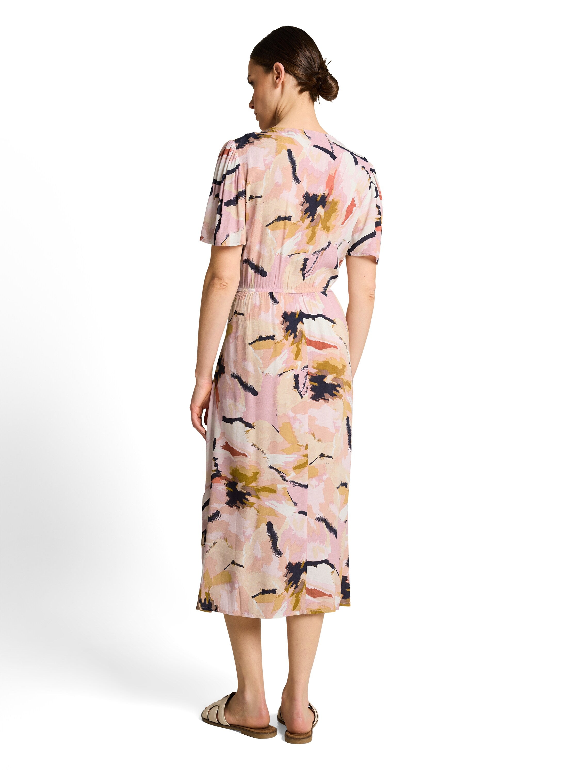 Midi-Kleid mit Muster