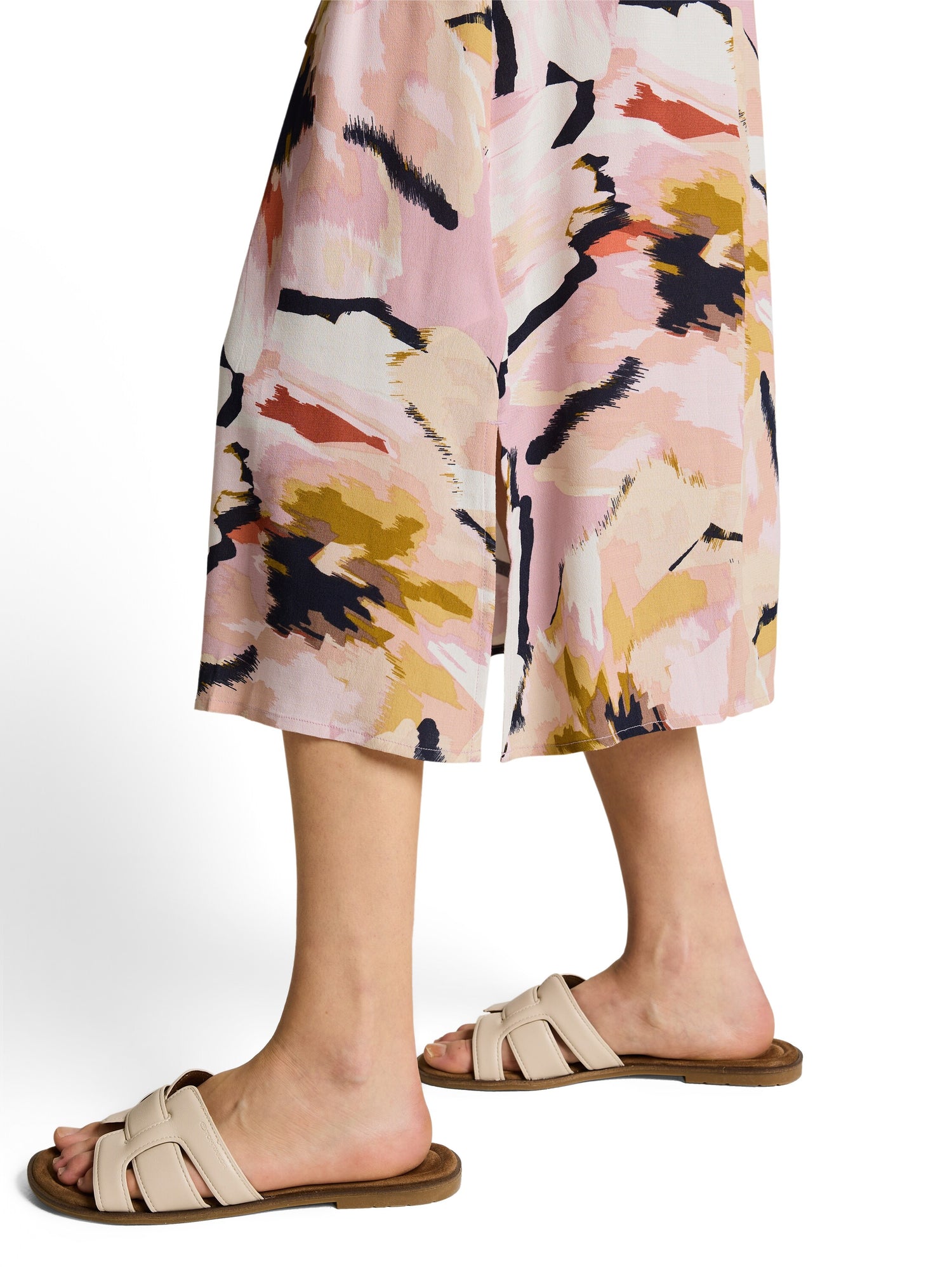 Midi-Kleid mit Muster