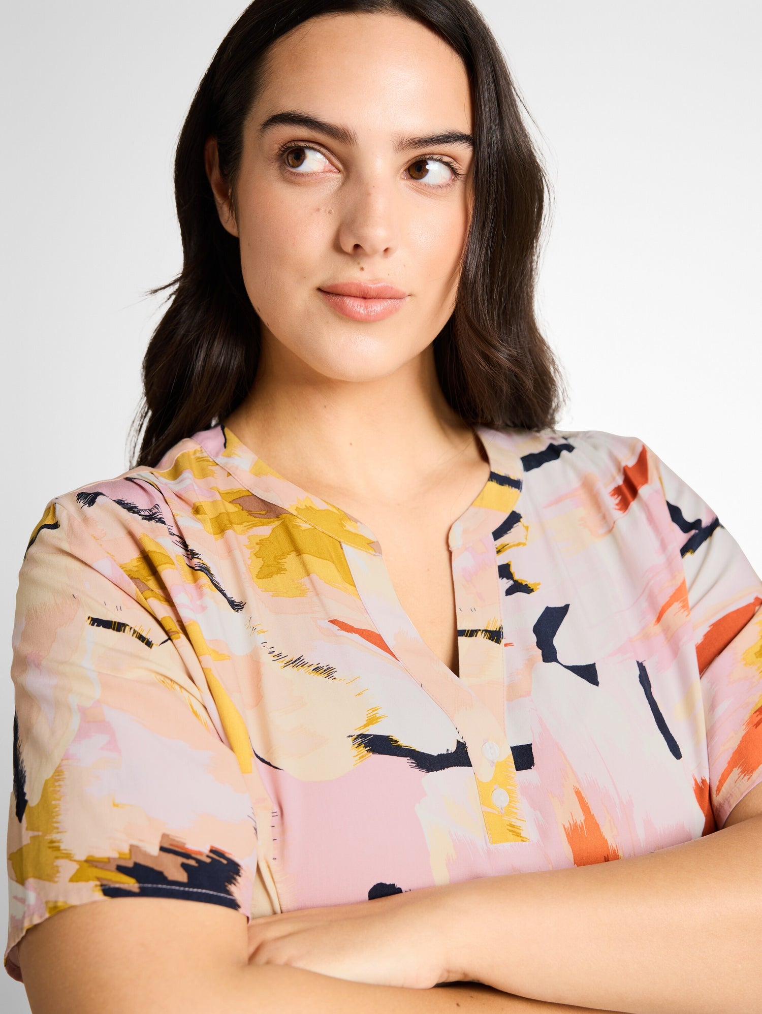Plus Size - Bluse mit Muster