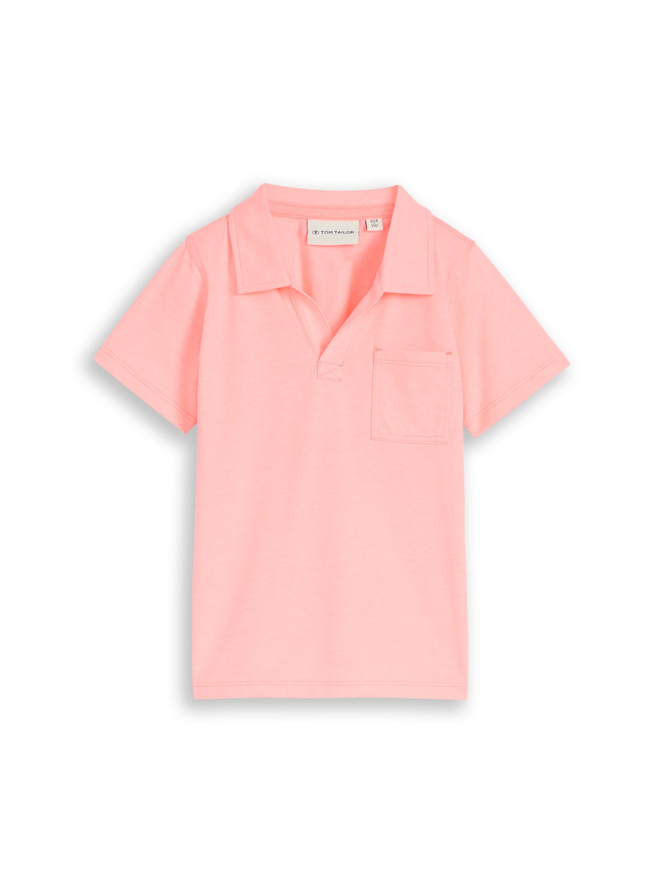 Heavy-Jersey Poloshirt mit Brusttasche