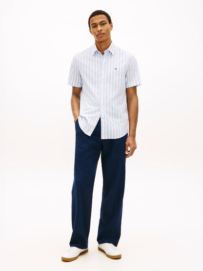 Regular Fit Stripe Short Sleeve Shirt