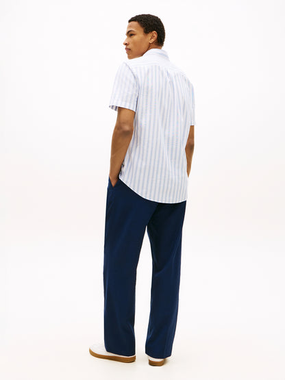 Regular Fit Stripe Short Sleeve Shirt
