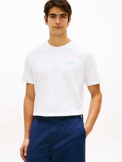 Back Photo Print Jersey T-Shirt