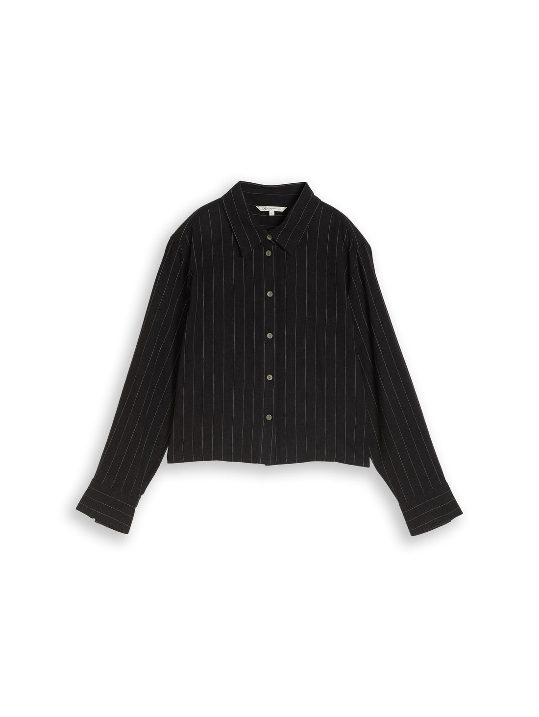 Boxy Fit Hemdbluse mit Schleifen-Detail