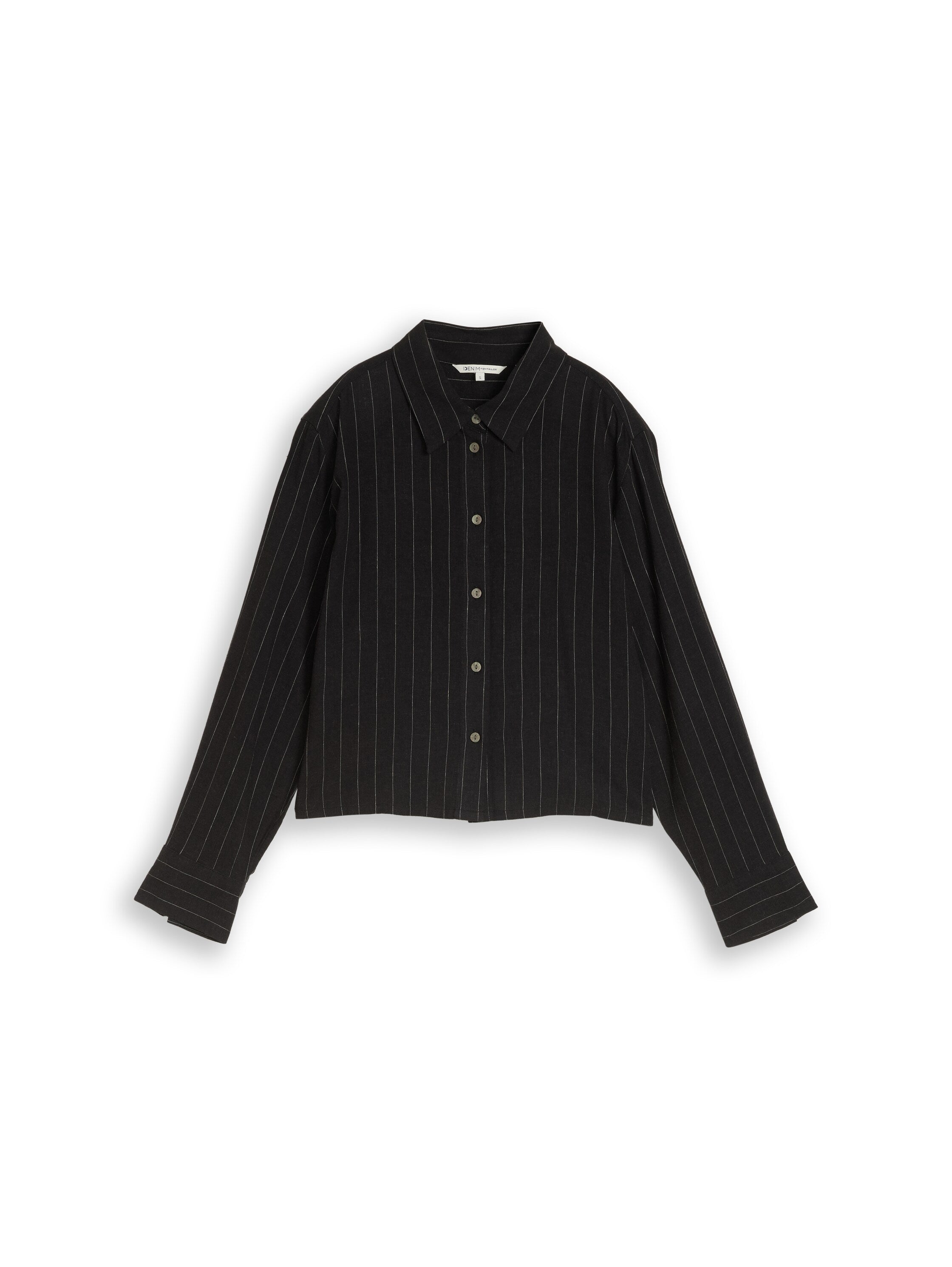 Boxy Fit Hemdbluse mit Schleifen-Detail