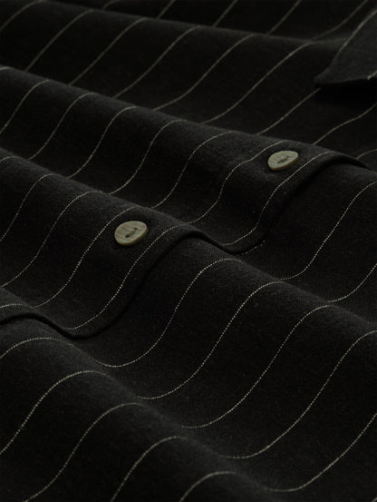 Boxy Fit Hemdbluse mit Schleifen-Detail
