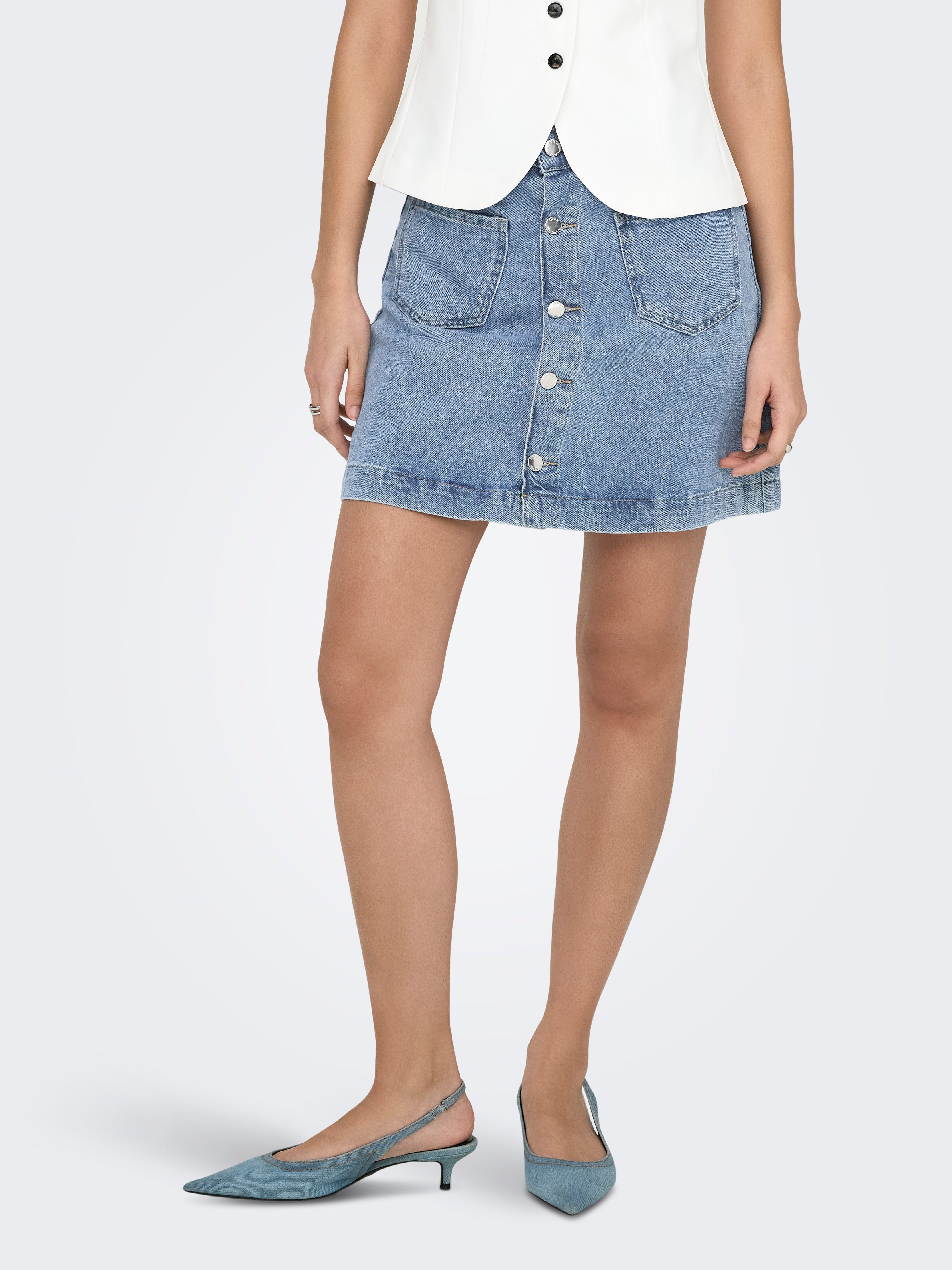 ONLAMAZING HW SKIRT TAI DNM NOOS