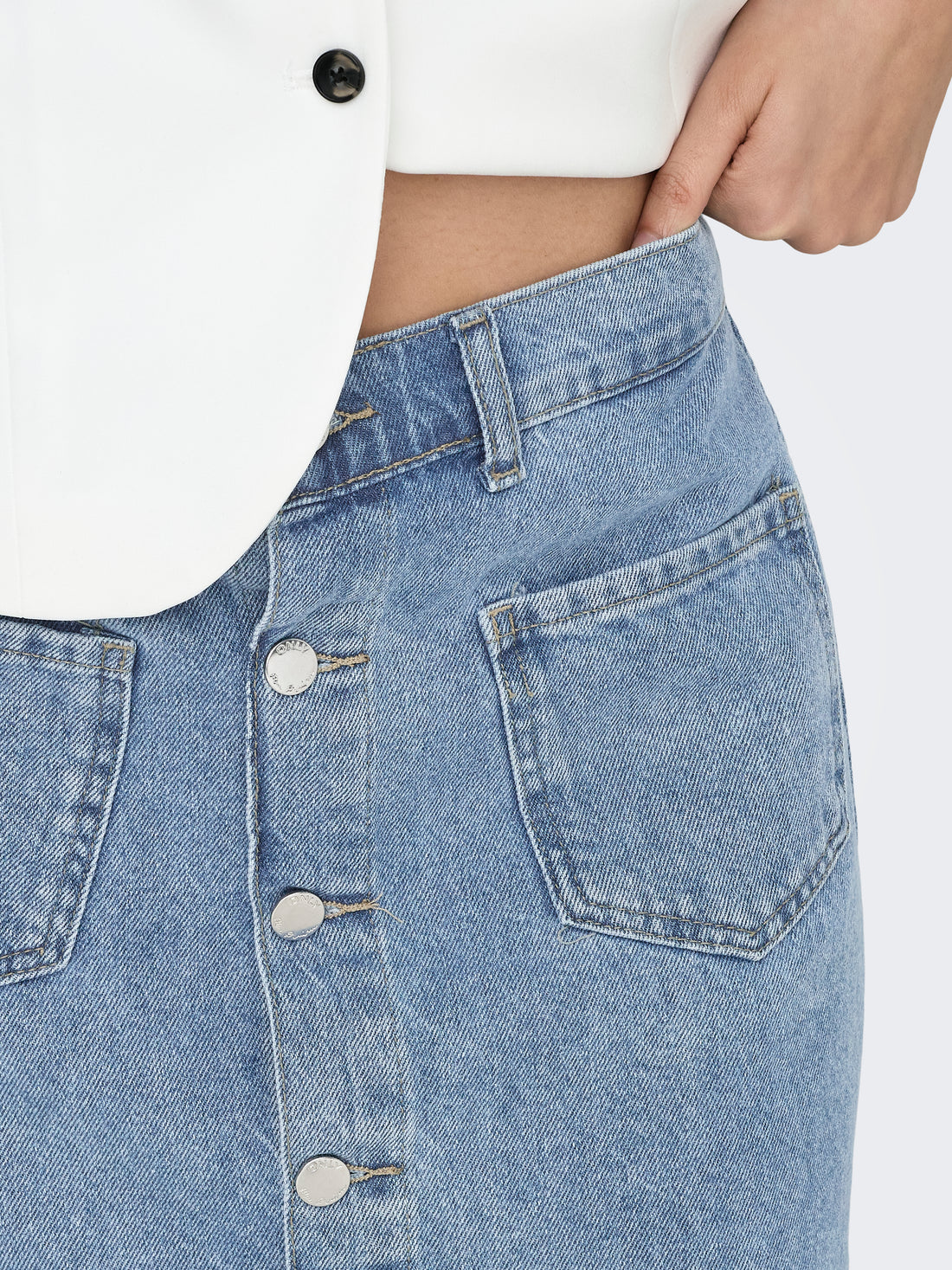 ONLAMAZING HW SKIRT TAI DNM NOOS