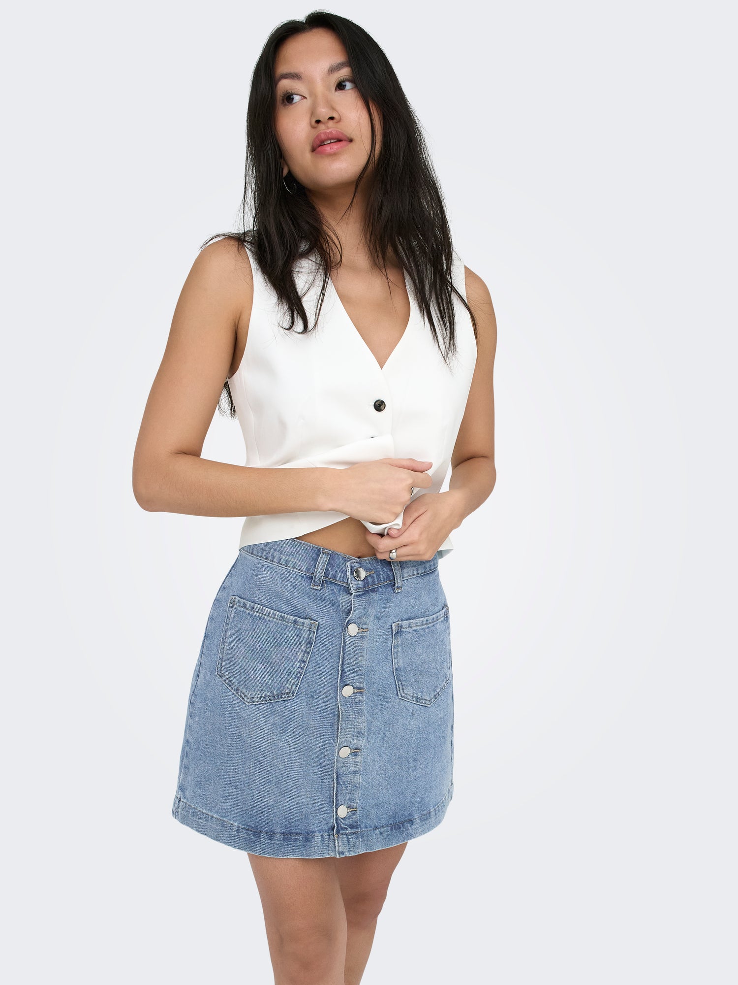 ONLAMAZING HW SKIRT TAI DNM NOOS