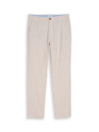 TTREGULAR Chino Hose mit Leinenanteil