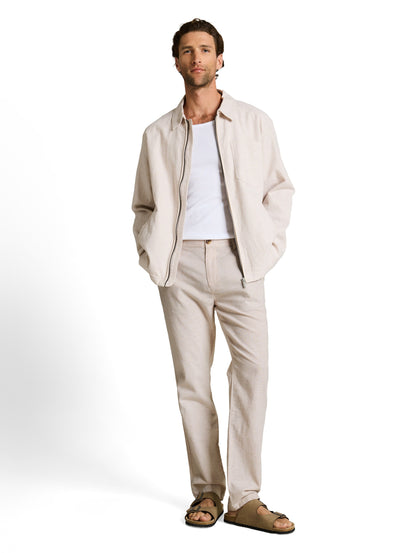 TTREGULAR Chino Hose mit Leinenanteil