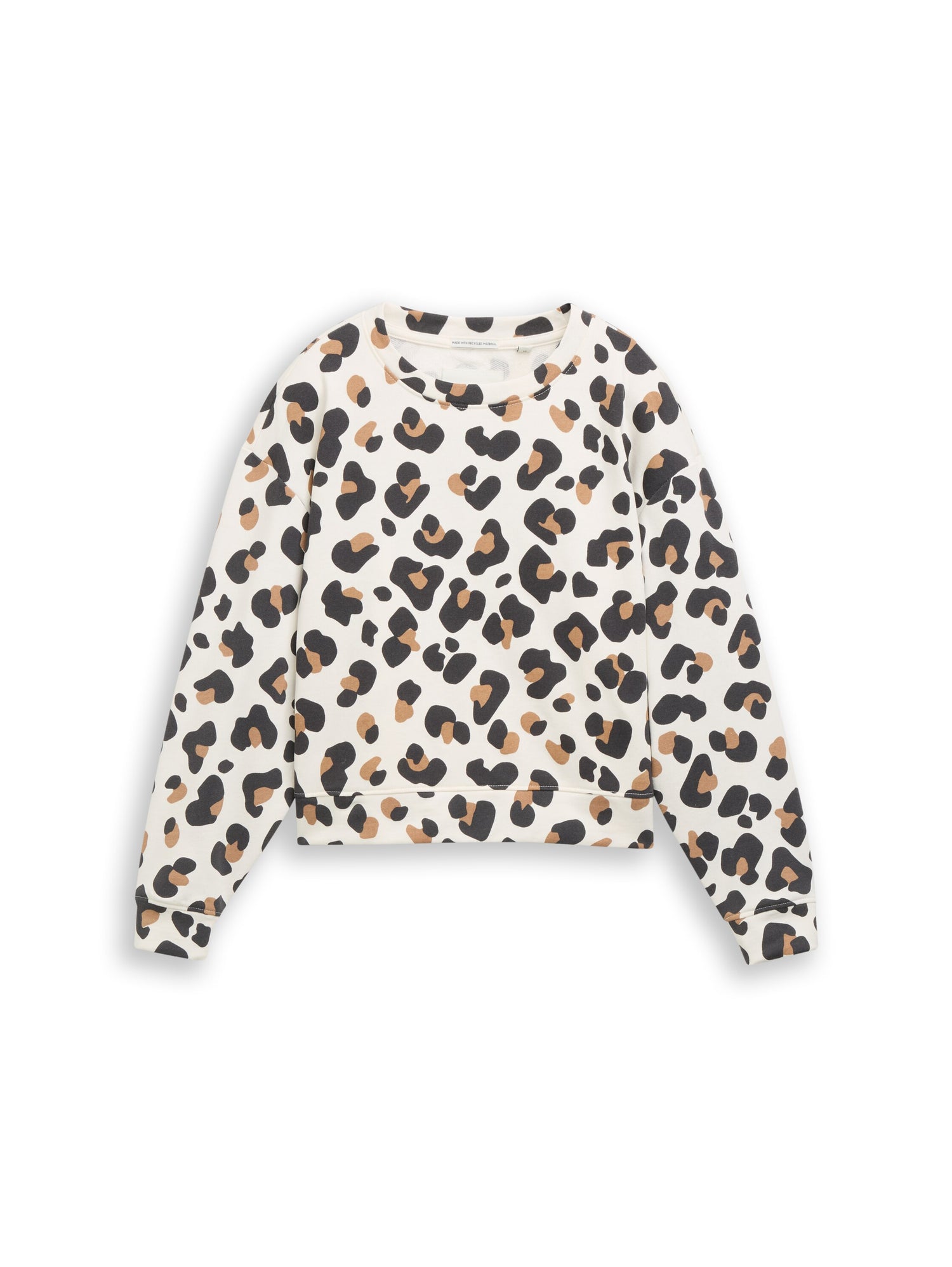 Oversize Sweatshirt mit Leo-Print