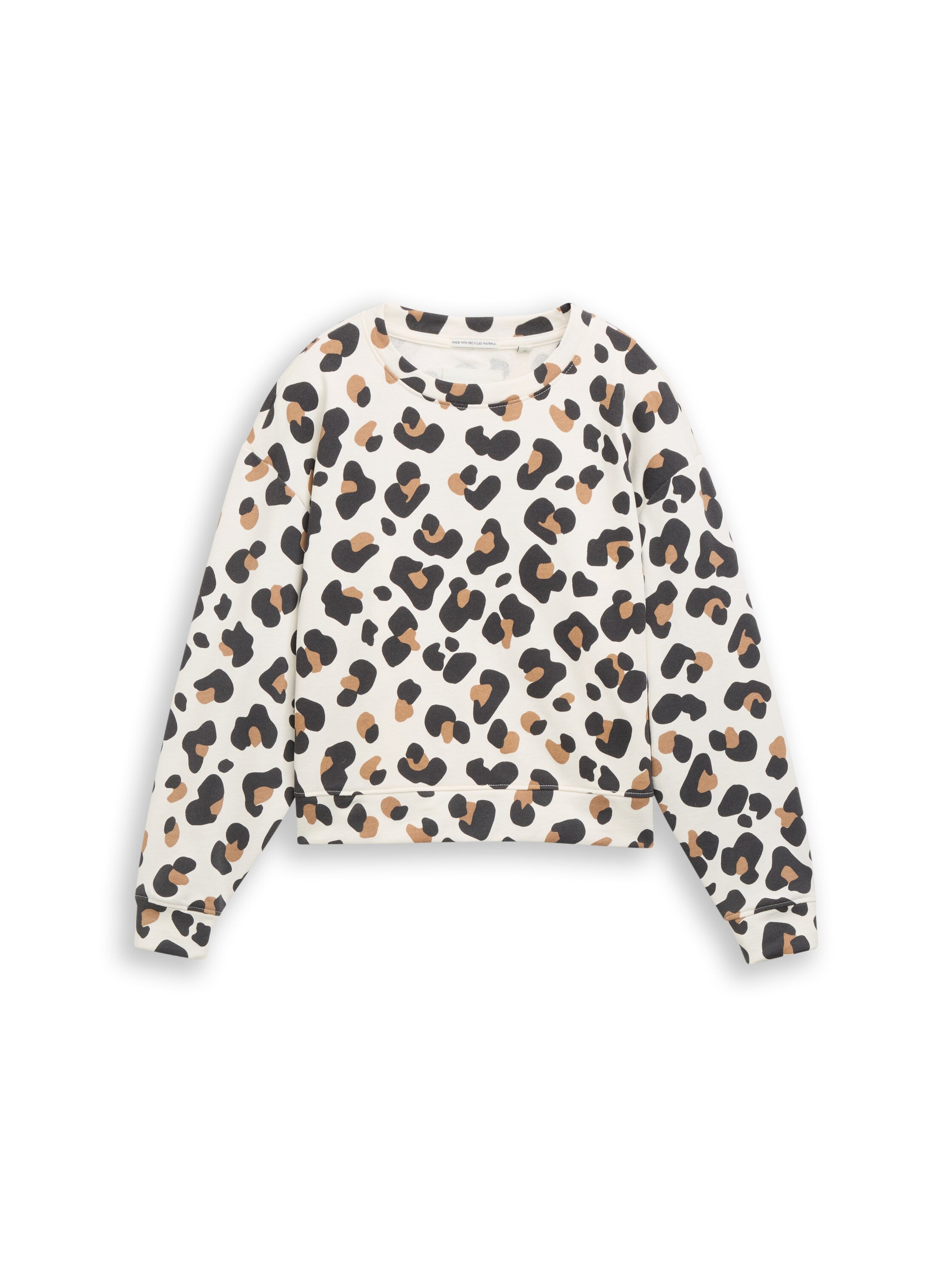 Oversize Sweatshirt mit Leo-Print