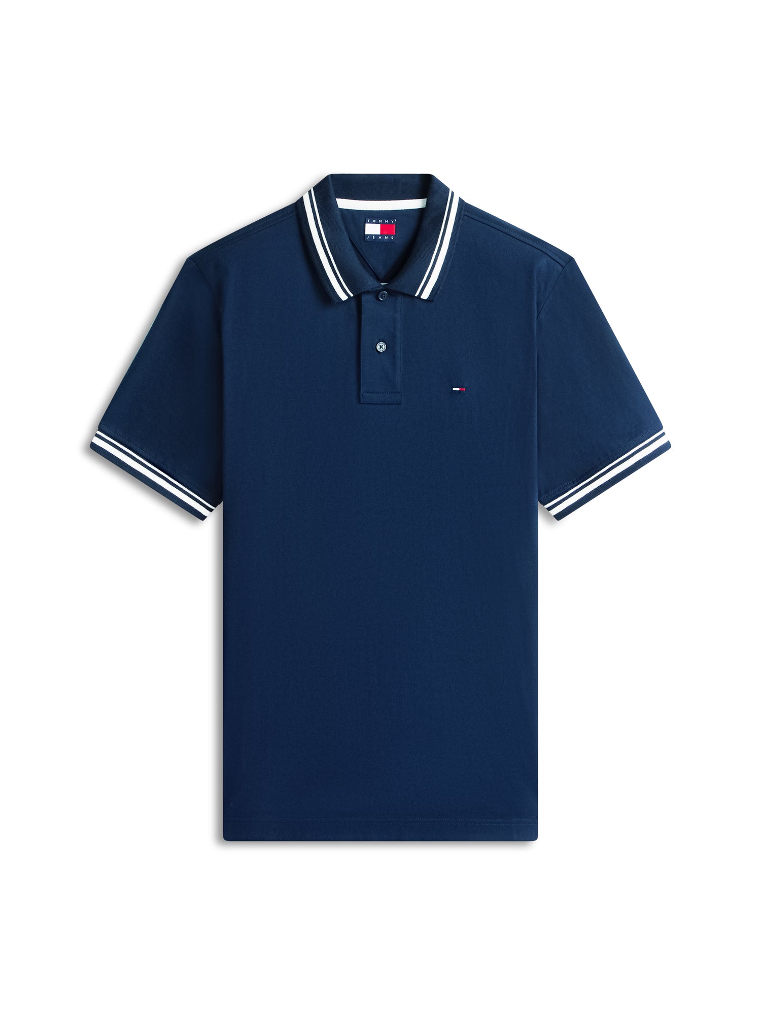 Tommy Flag Regular Fit Tipped Polo Shirt