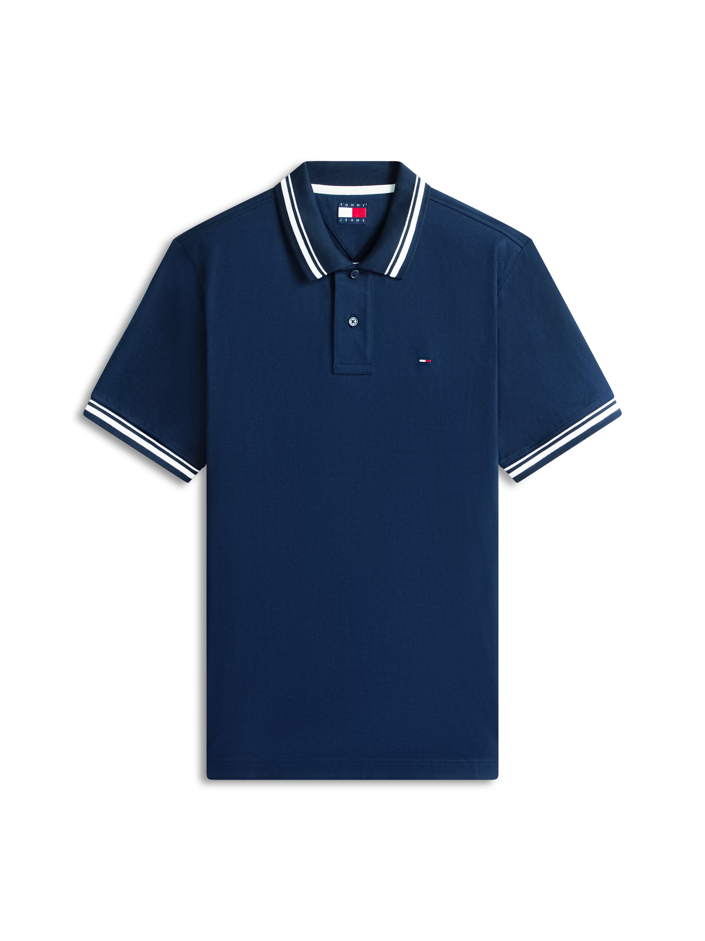 Tommy Flag Regular Fit Tipped Polo Shirt