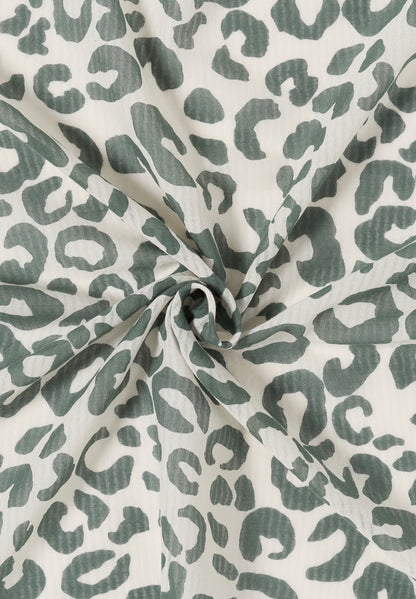 Bandana mit Struktur und Leo-Print