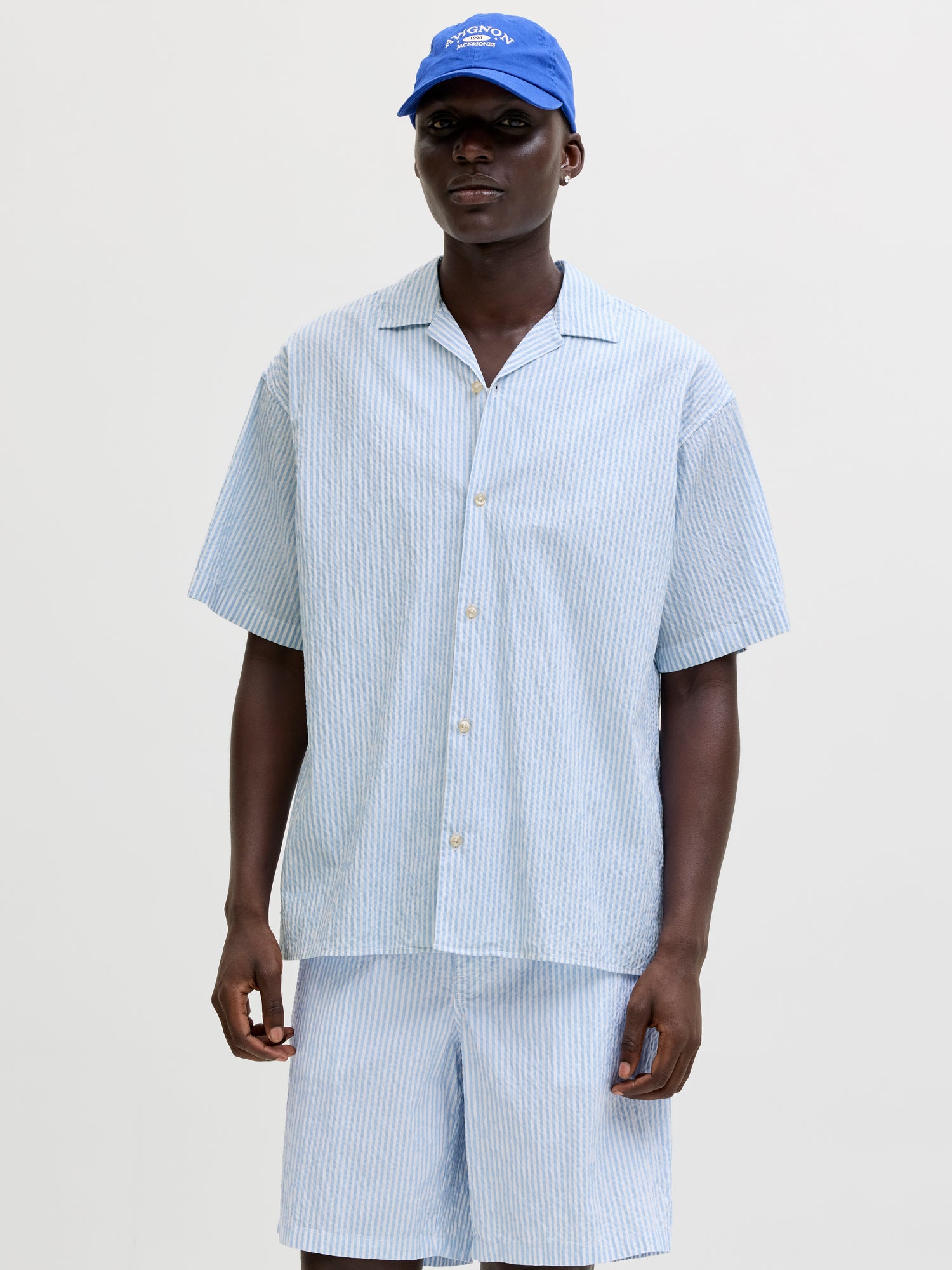 JJMILO SEERSUCKER RESORT SHIRT SS