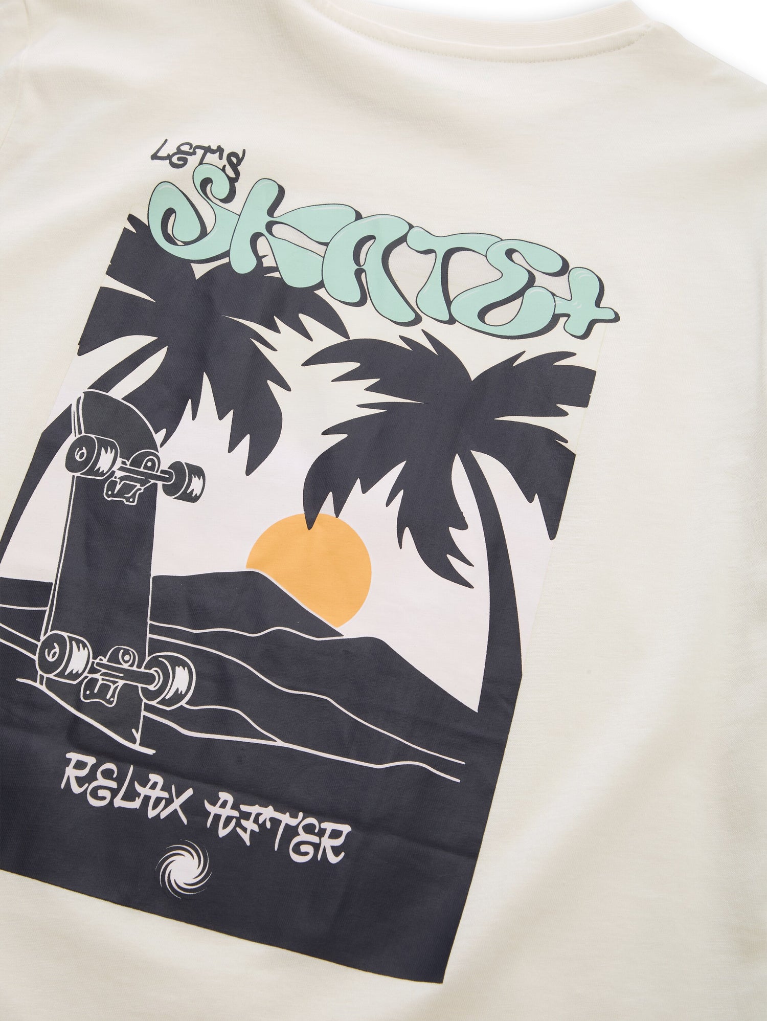 Glow-in-the-Dark T-Shirt mit Rückenprint