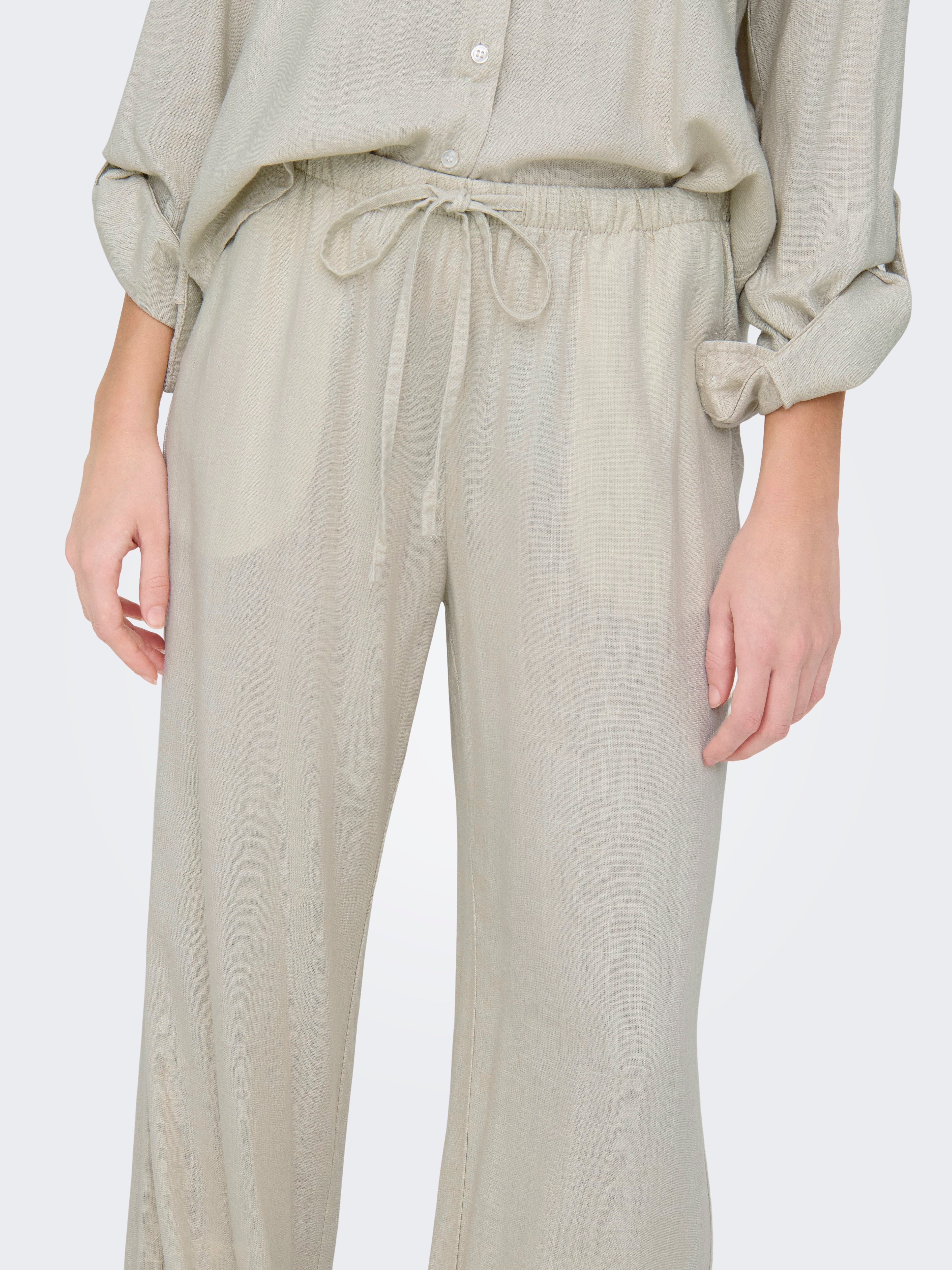 JDYCAYA LINEN MW PANT WVN NOOS