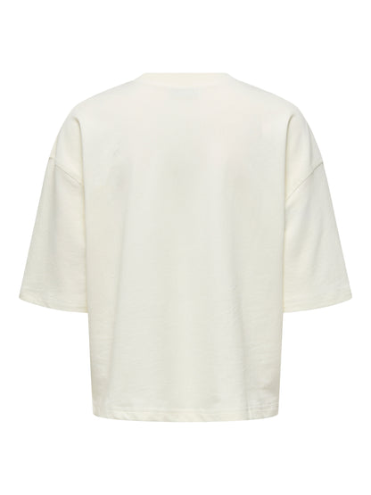 JDYKAJA SS LOOSE O NECK SWEAT JRS DIA