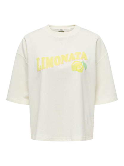 JDYKAJA SS LOOSE O NECK SWEAT JRS DIA