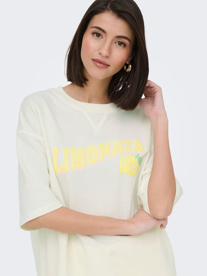 JDYKAJA SS LOOSE O NECK SWEAT JRS DIA