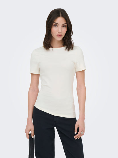 JDYCATIE S/S ASSYMETRIC TOP JRS