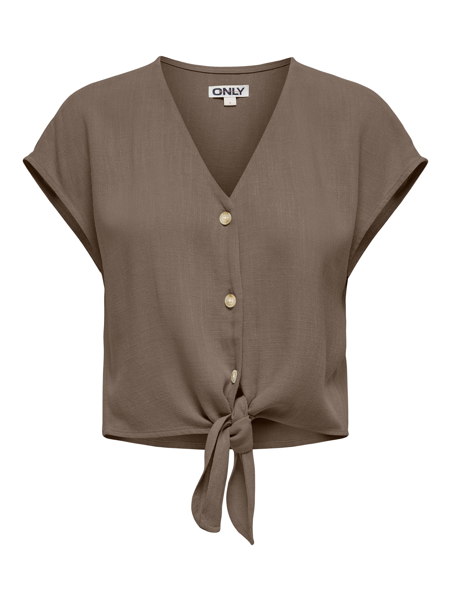 ONLSIESTA SS KNOT LIN BL SHIRT PNT NOOS