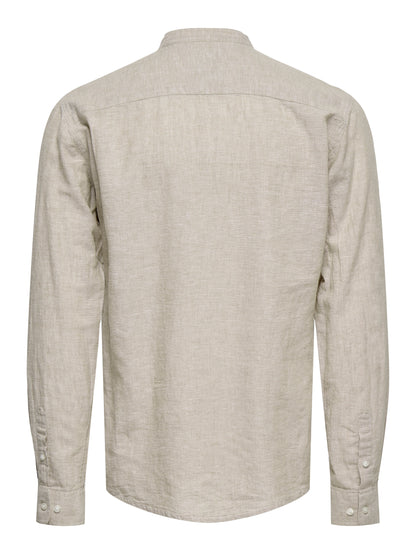 ONSCAIDEN LIFE LS LINEN BLEND MAO NOOS