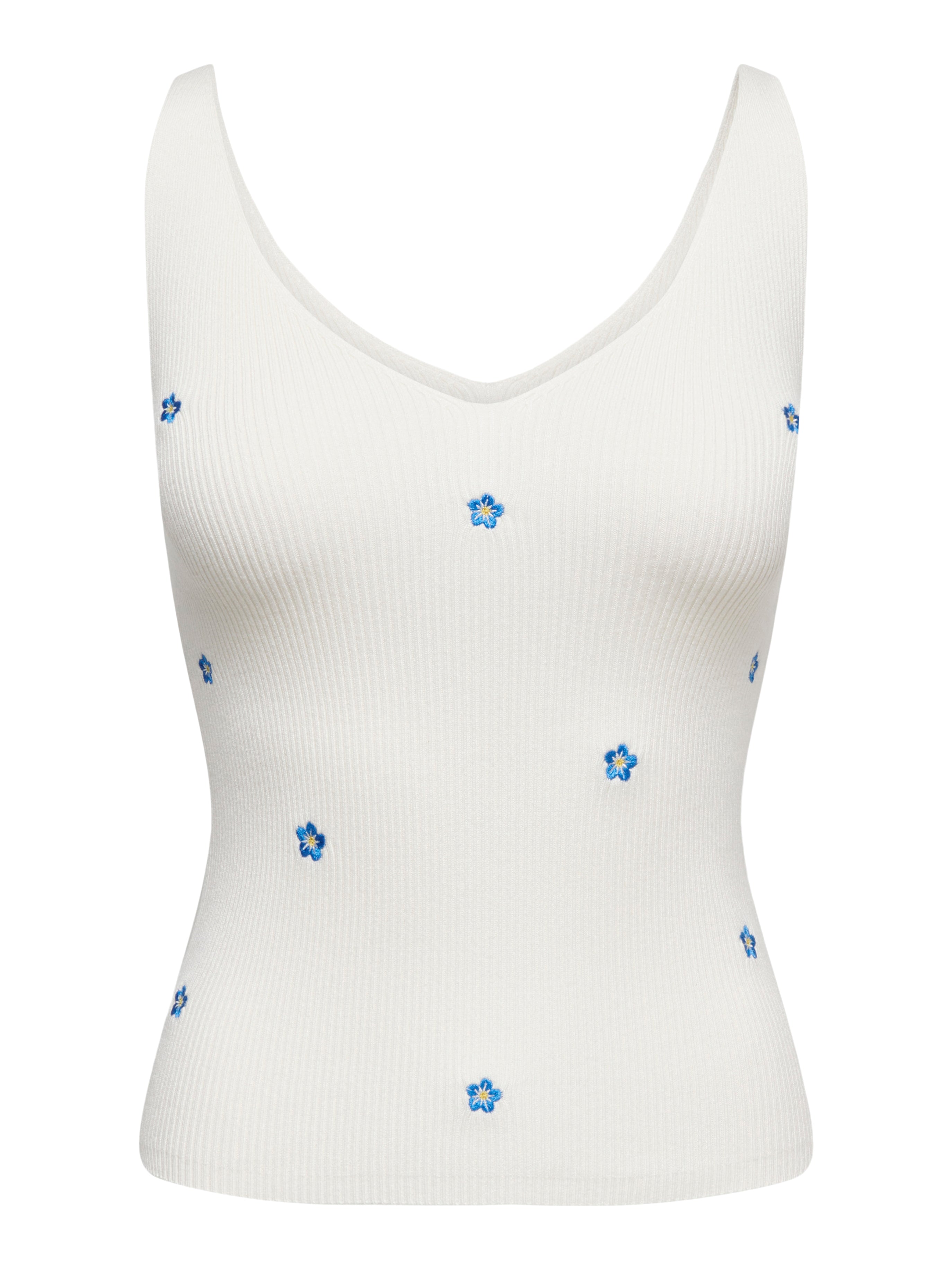 JDYNANNA S/L EMBROIDERY TOP KNT