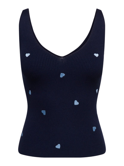 JDYNANNA S/L EMBROIDERY TOP KNT