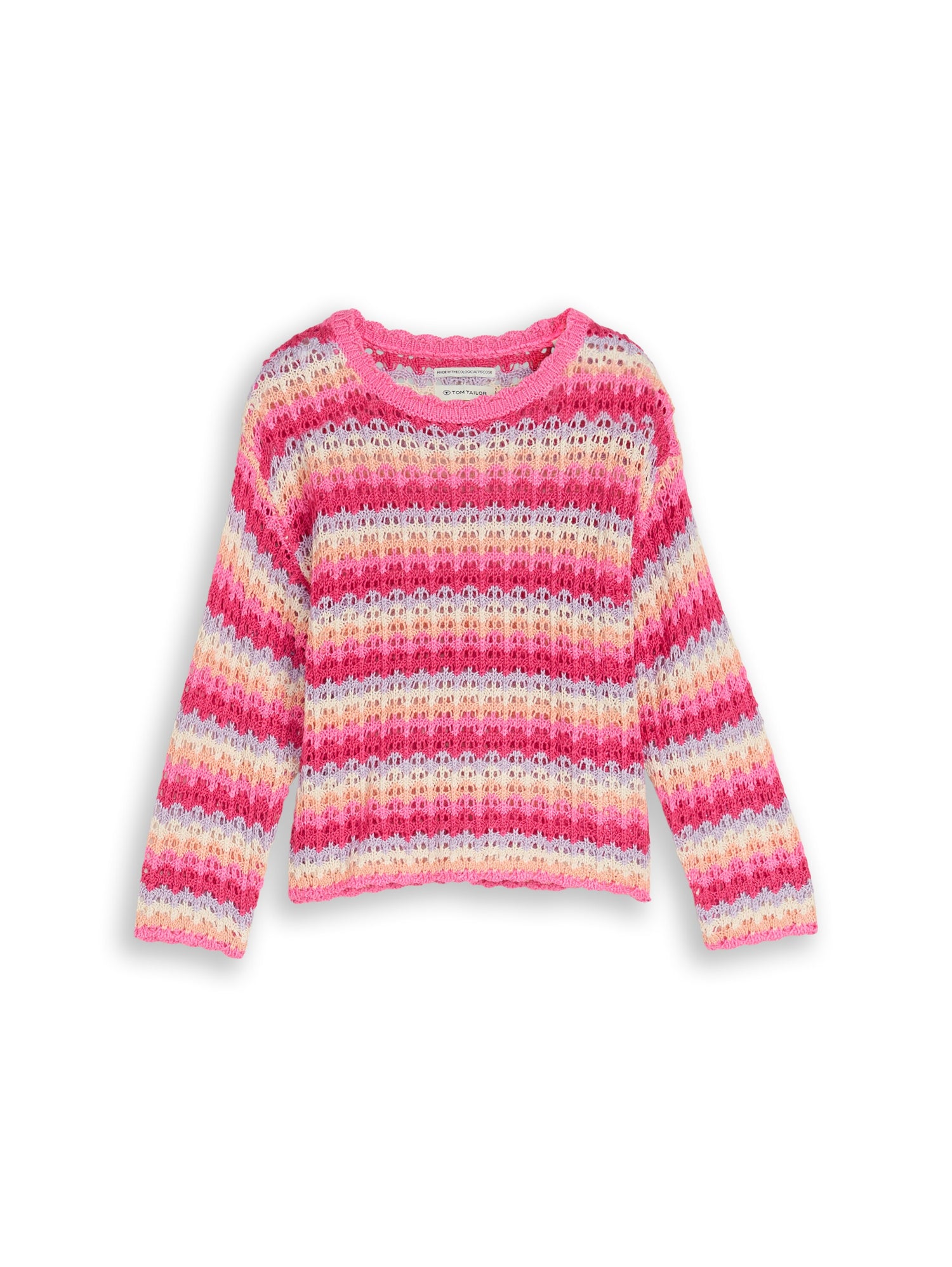 Oversize cropped Strickpullover