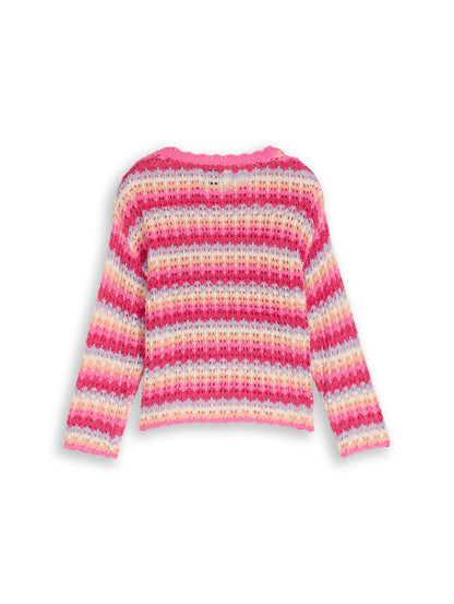Oversize cropped Strickpullover