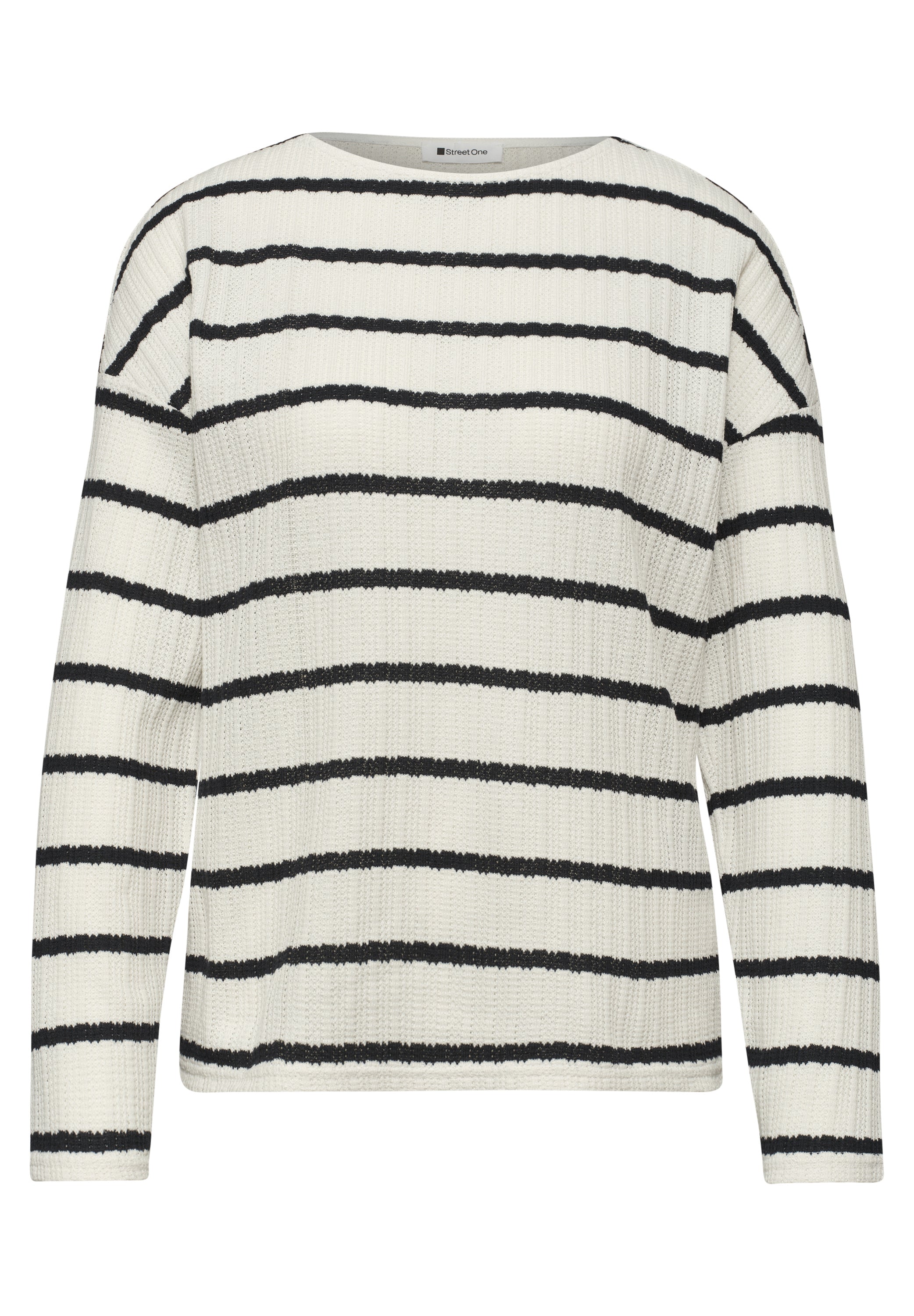 Langarm Shirt im Strick-Look