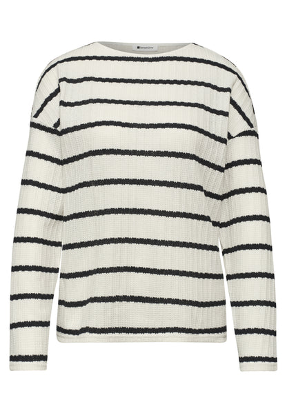 Langarm Shirt im Strick-Look