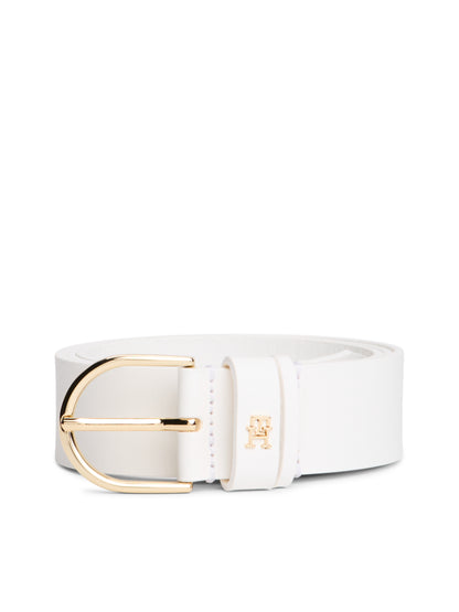 Essential TH Monogram Leather Belt
