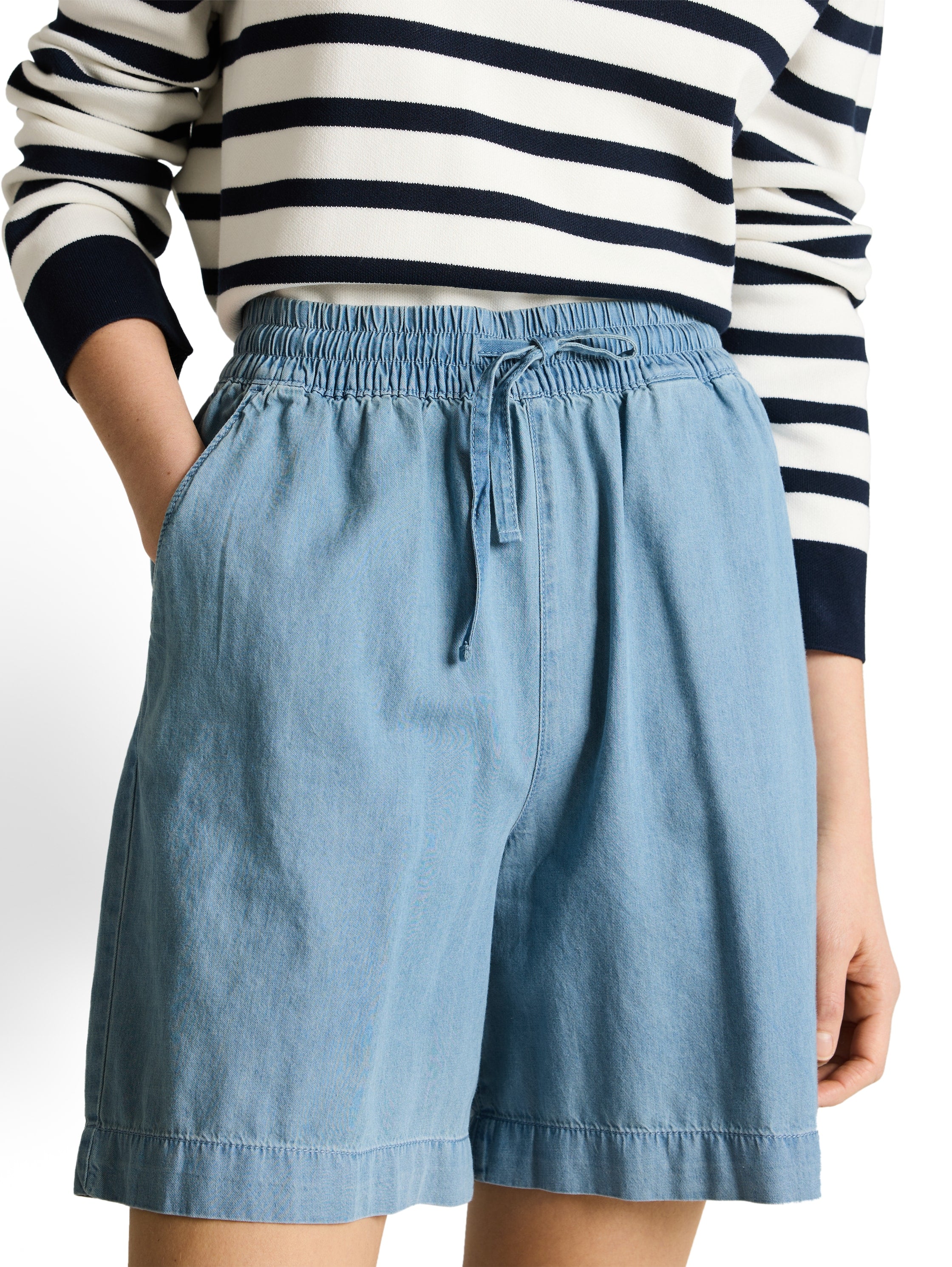 TTLINOU WIDE Bermuda Jeans Shorts