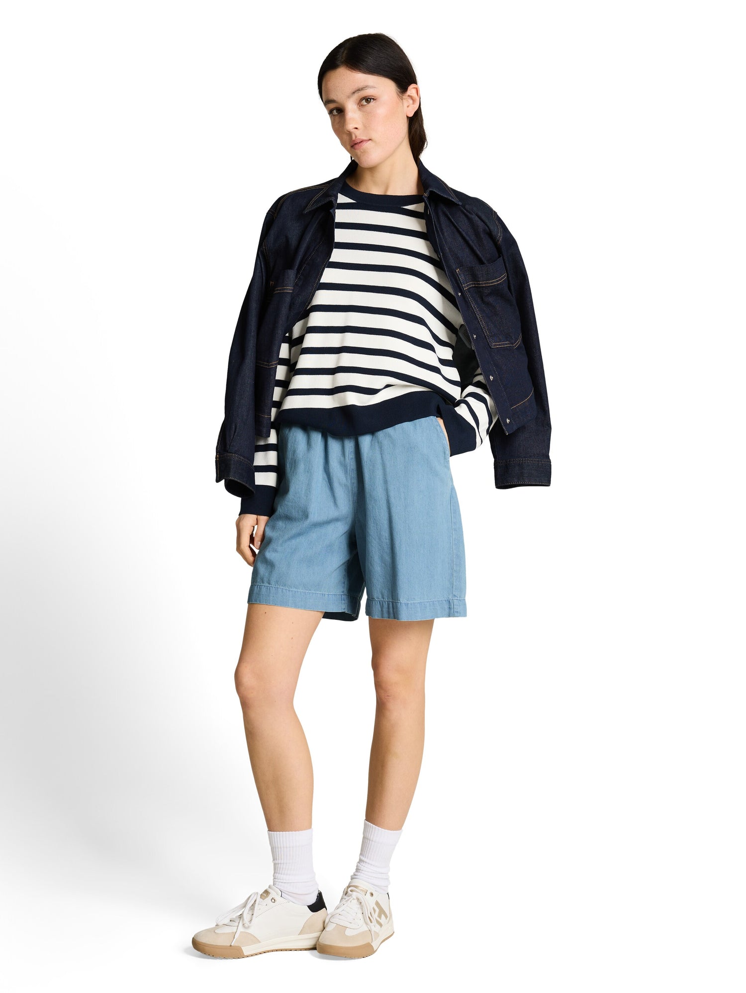 TTLINOU WIDE Bermuda Jeans Shorts