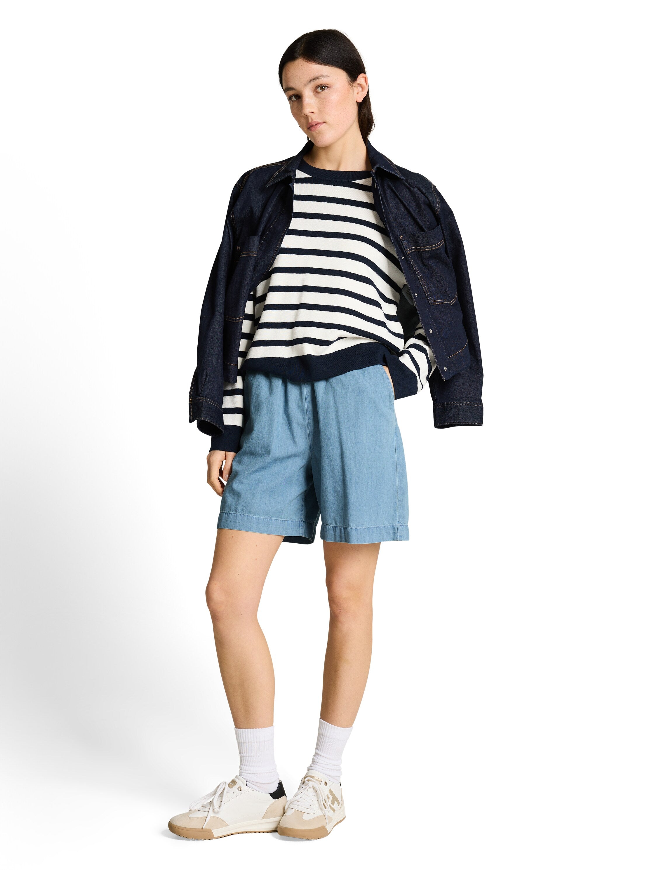 TTLINOU WIDE Bermuda Jeans Shorts