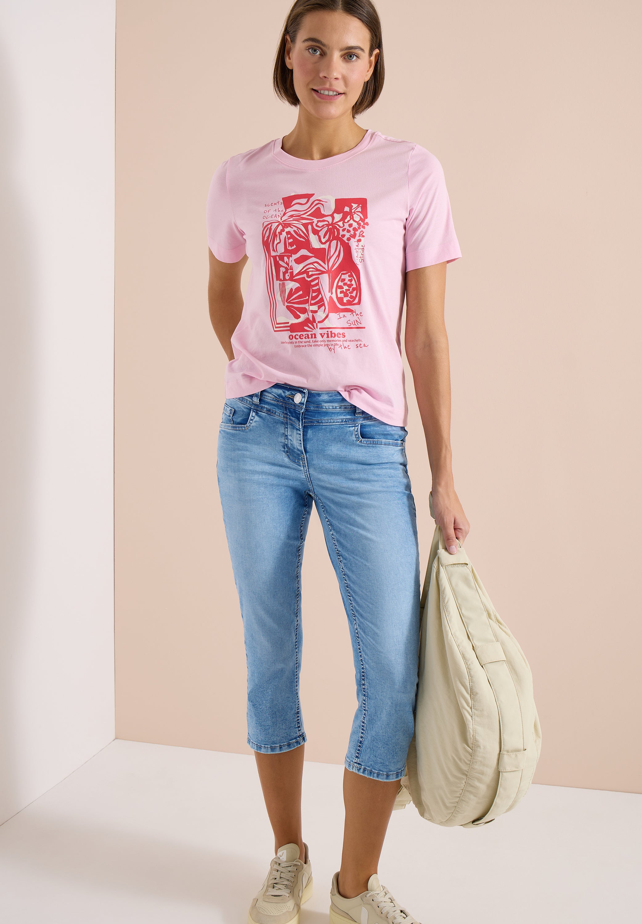 3/4 Slim Leg Jeans im Casual Fit
