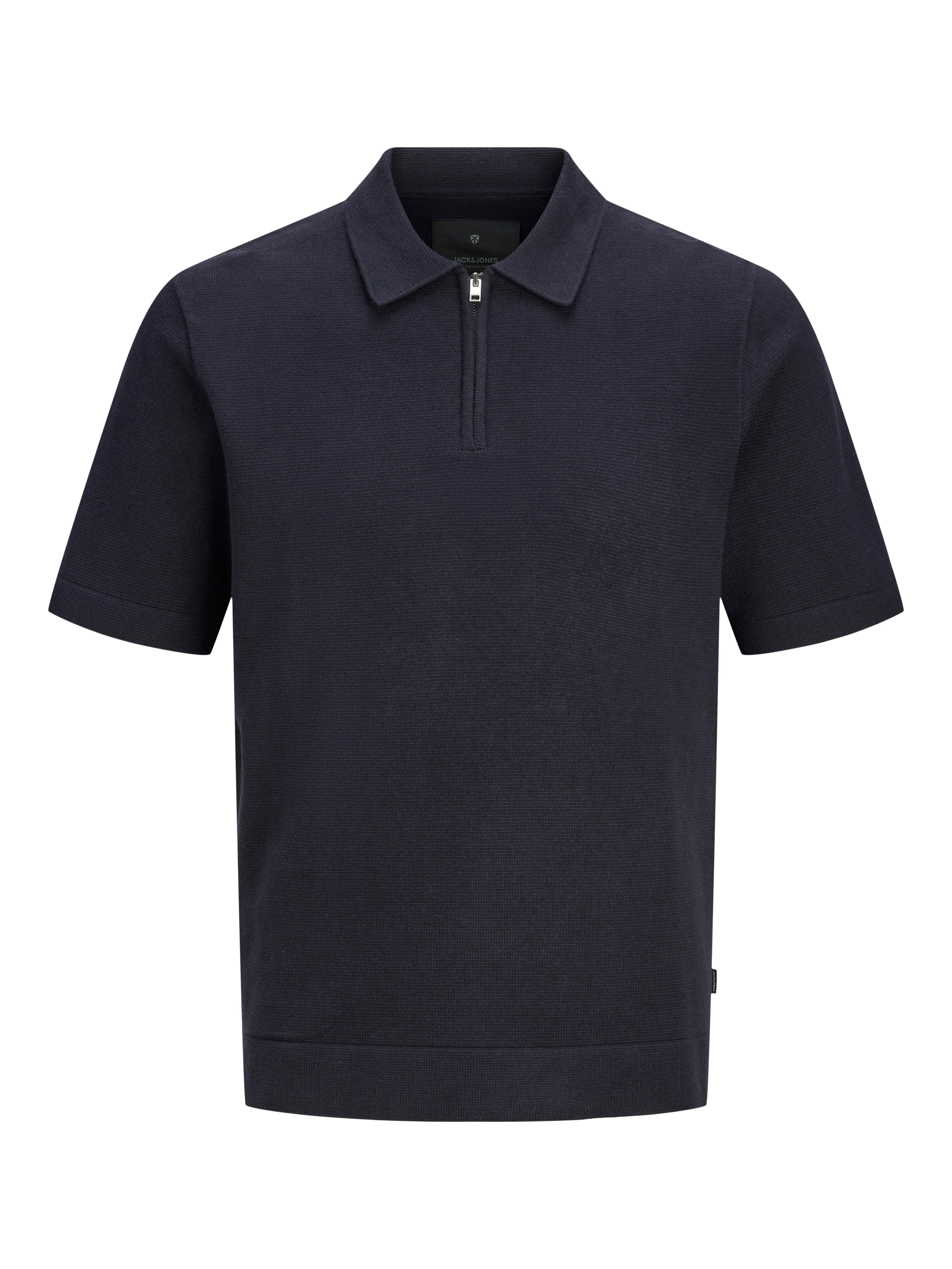 JPRBLAMILANO SPRING KNIT ZIP POLO SS SN