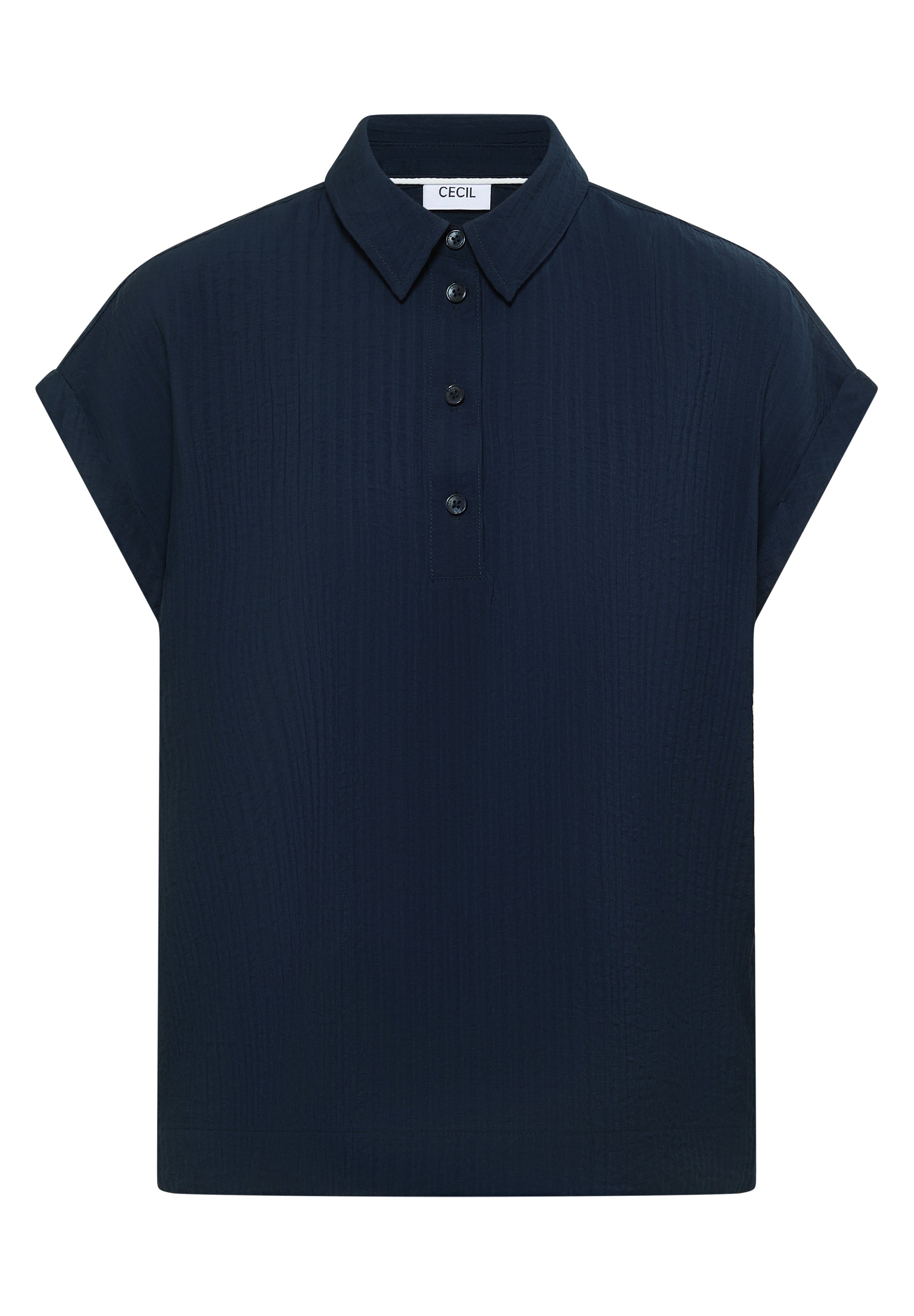Dropped Shoulder Bluse mit Struktur