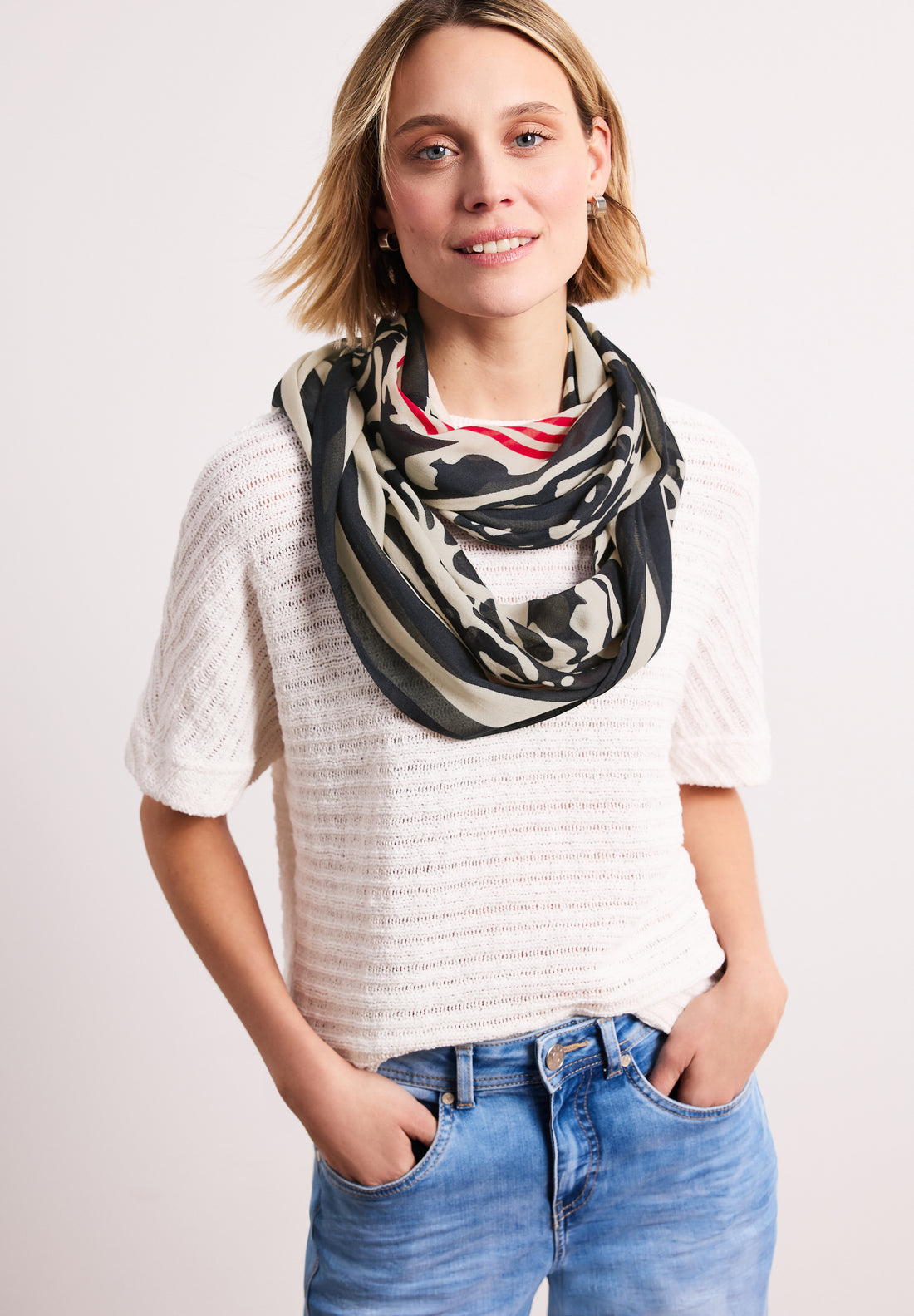 Loop Schal aus Modal mit Print