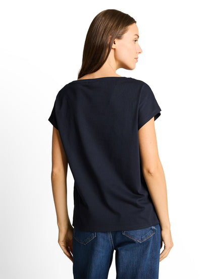 T-Shirt mit Lochstickereien