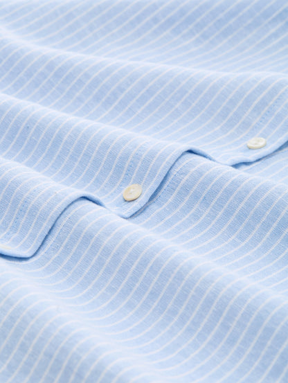 Bluse mit Leinenanteil