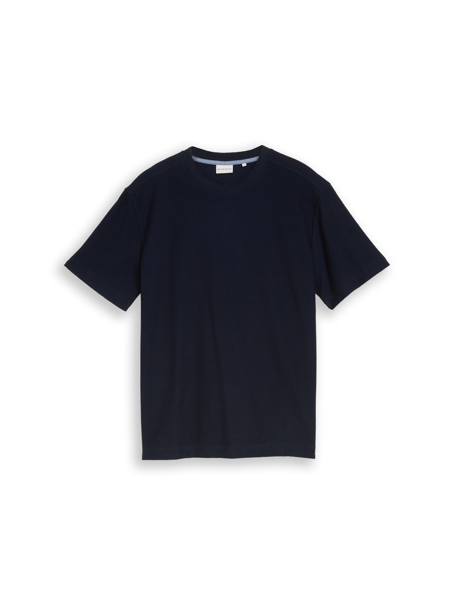 T-Shirt mit Ottoman-Struktur