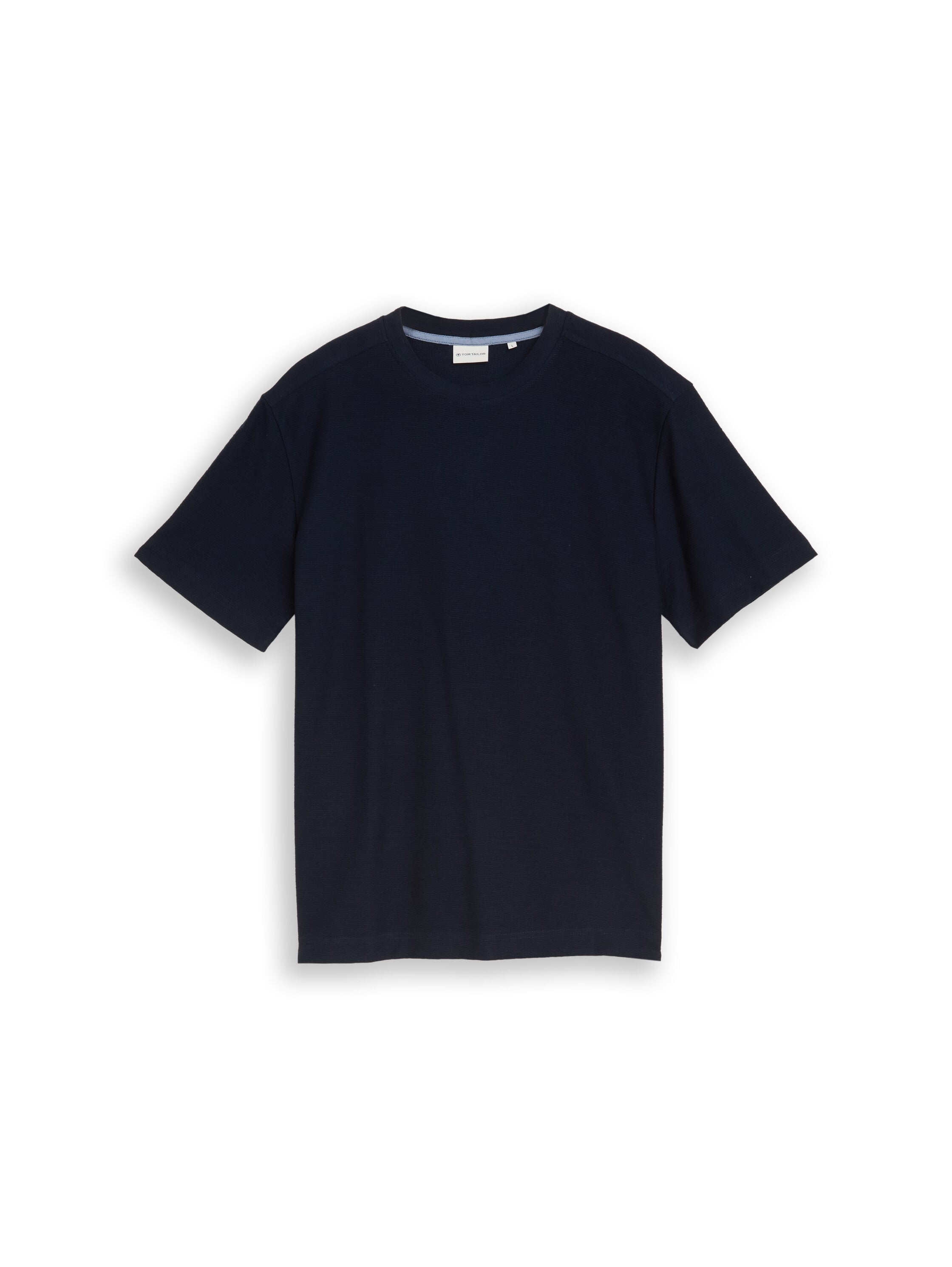T-Shirt mit Ottoman-Struktur