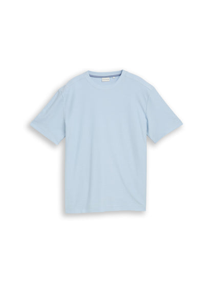 T-Shirt mit Ottoman-Struktur